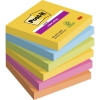 Post-it Super Sticky Notes 76mmx76mm 90ark/blk 6blk/pak Carnival farvekollektion