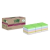 Post-it Super Sticky Recycle Assorteret 76x76mm 14+4blk