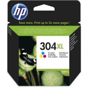 HP 304XL Farve (cyan, magenta, gul) 300 sider Blæk N9K07AE