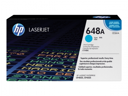 HP Laserjet CE261A / 648A Cyan toner 11.000 sider