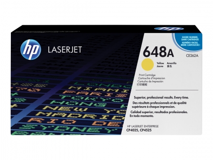 HP Laserjet CE262A / 648A Yellow toner 11.000 sider