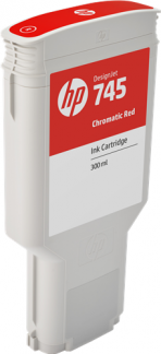 HP 745 cromatic red ink cartridge 300ml