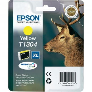 Blækpatron EPSON C13T13044012 Gul 10 ml